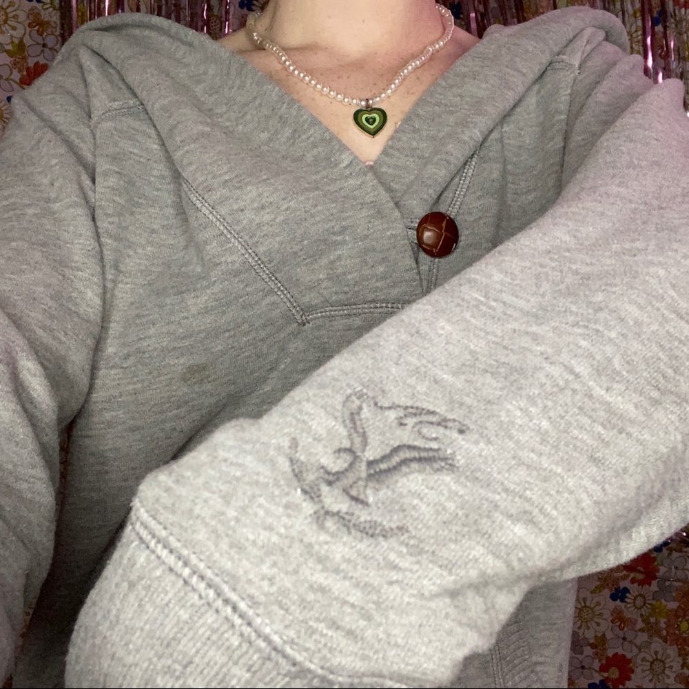 American Eagle Pullover Hooded Fleece Jacket✨